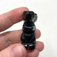 Black Obsidian Rabbit Carving