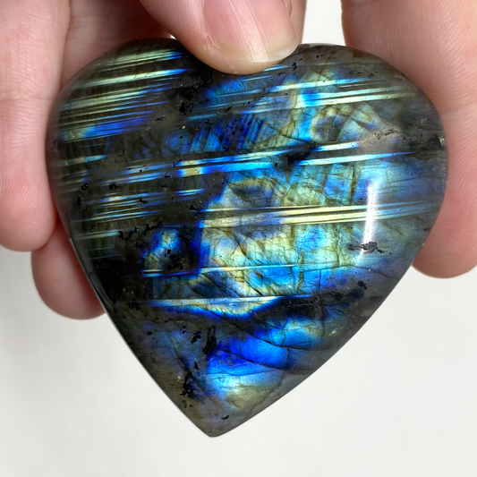 Labradorite Heart Palmstone