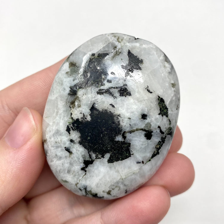 Rainbow Moonstone Crystal Palmstone