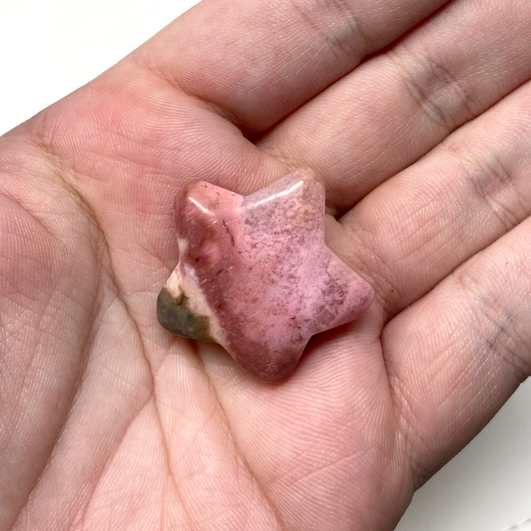 Small Rhodonite Star