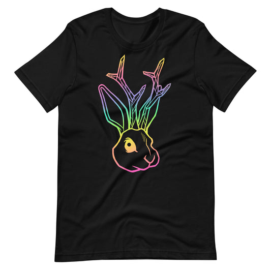 Lucid Rabbit Rainbow Logo Unisex t-shirt